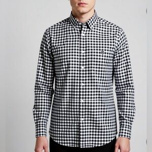 Daniel Cremieux Black and White Gingham Shirt
